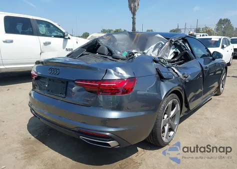 2021 Audi A4 Premium Plus 45 Tfsi S Line Quattro S Tronic из США, поврежденный, VIN WAUEAAF43MN012636